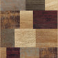 Tayse Geometric Area Rug ELG52-Augusta Contemporary Cut Pile Indoor Polypropylene