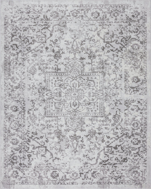 Tayse Oriental Area Rug NEX17-Cinda Traditional Cut Pile Indoor Polypropylene