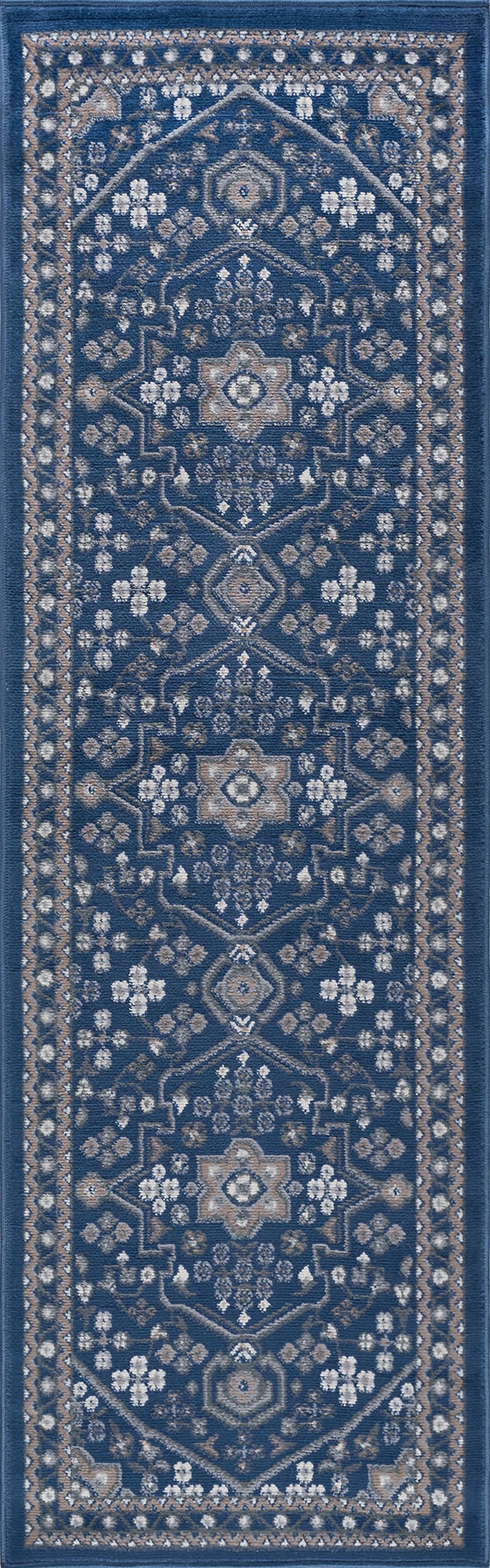 Tayse Oriental Area Rug HMP40-Logan Traditional Cut Pile Indoor Polypropylene