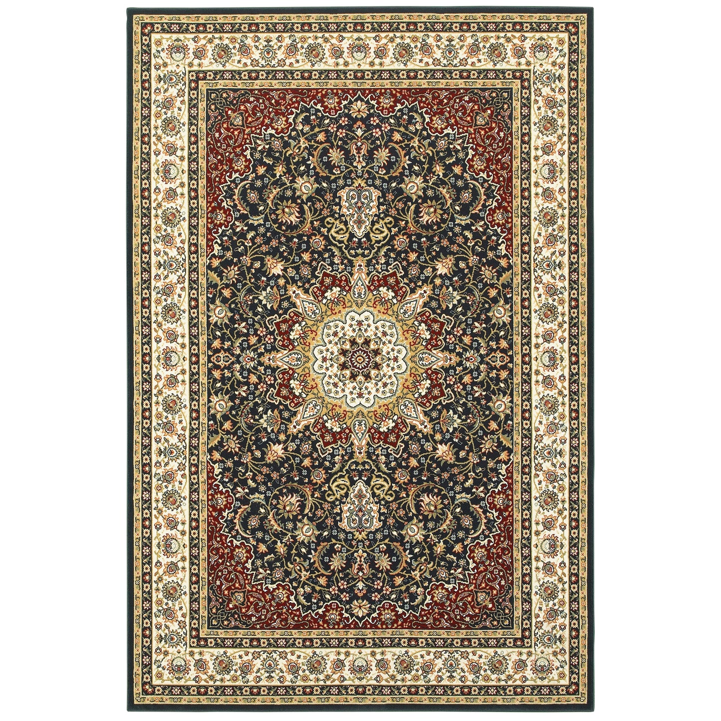 Oriental Weavers 119W1 KASHAN Traditional Indoor Area Rug