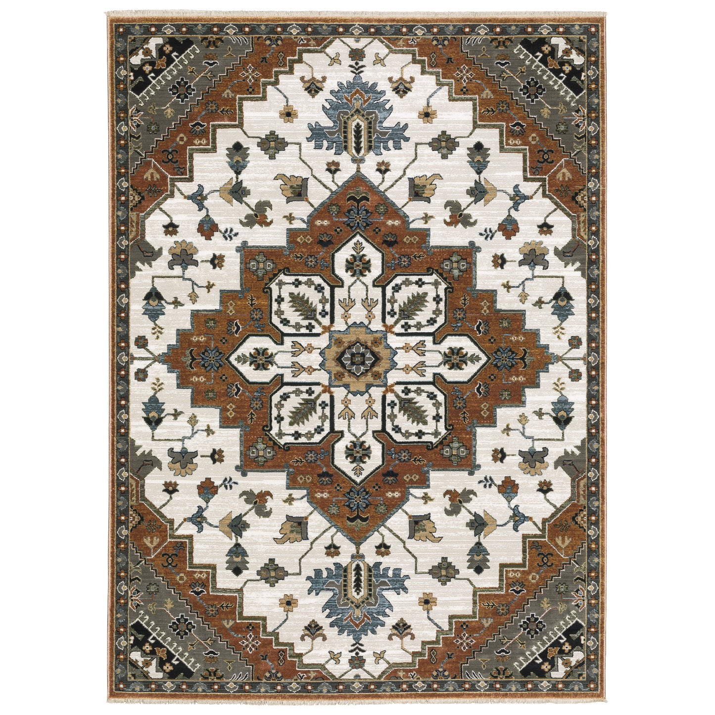 Oriental Weavers KEI03 KEIRA Traditional Indoor Area Rug