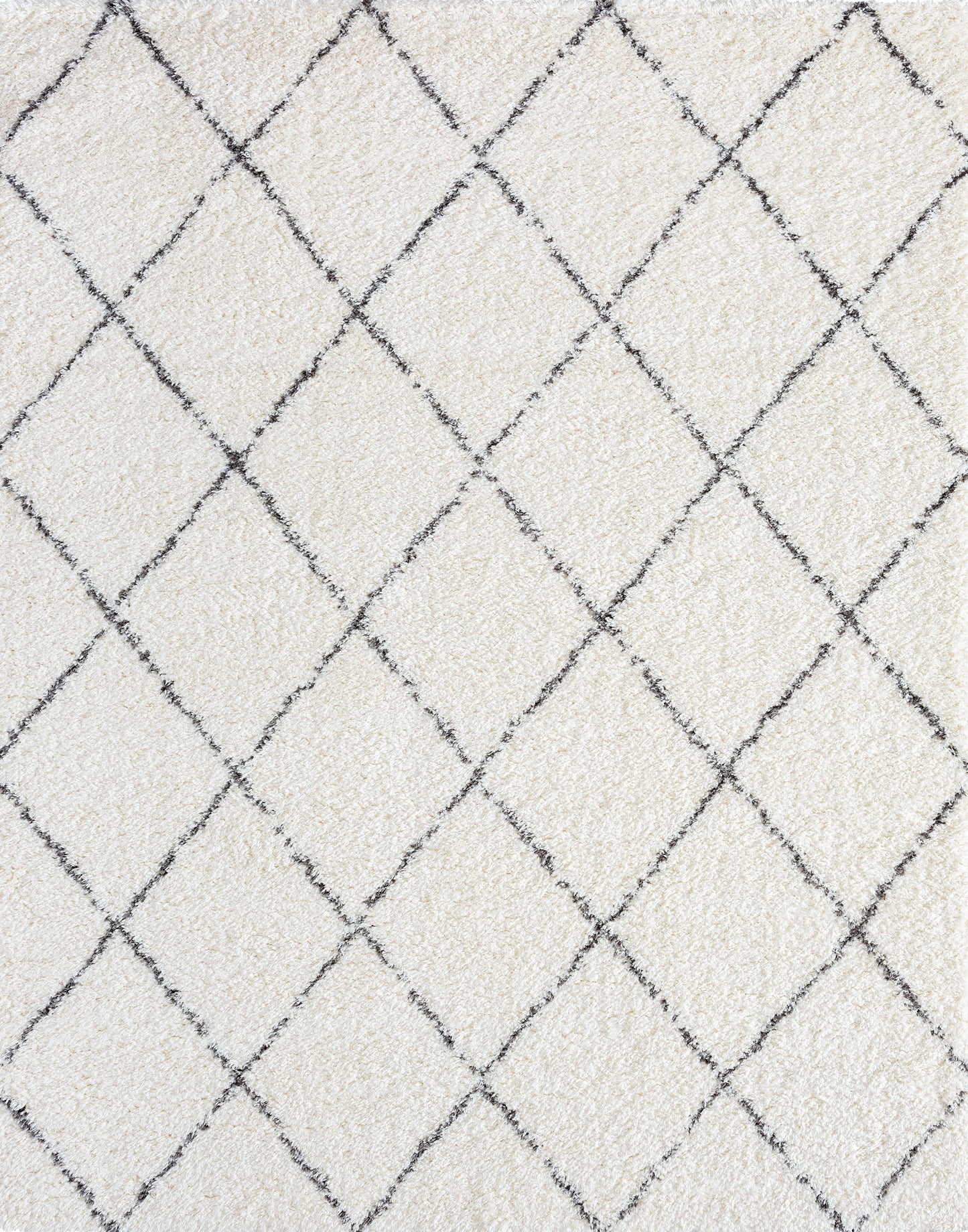 Tayse Diamond Area Rug HEA11-Harold Contemporary Cut Pile Indoor Polyester