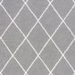 Tayse Diamond Area Rug JRS11-Mira Contemporary Cut Pile Indoor Polypropylene