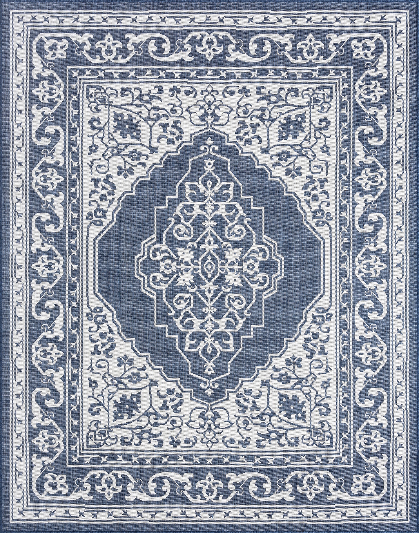 Tayse Floral Area Rug ECO16-Eamon Traditional Flat Weave Indoor/Outdoor Polypropylene