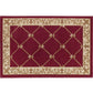 Tayse Border Area Rug SNS48-Orleans Traditional Cut Pile Indoor Polypropylene