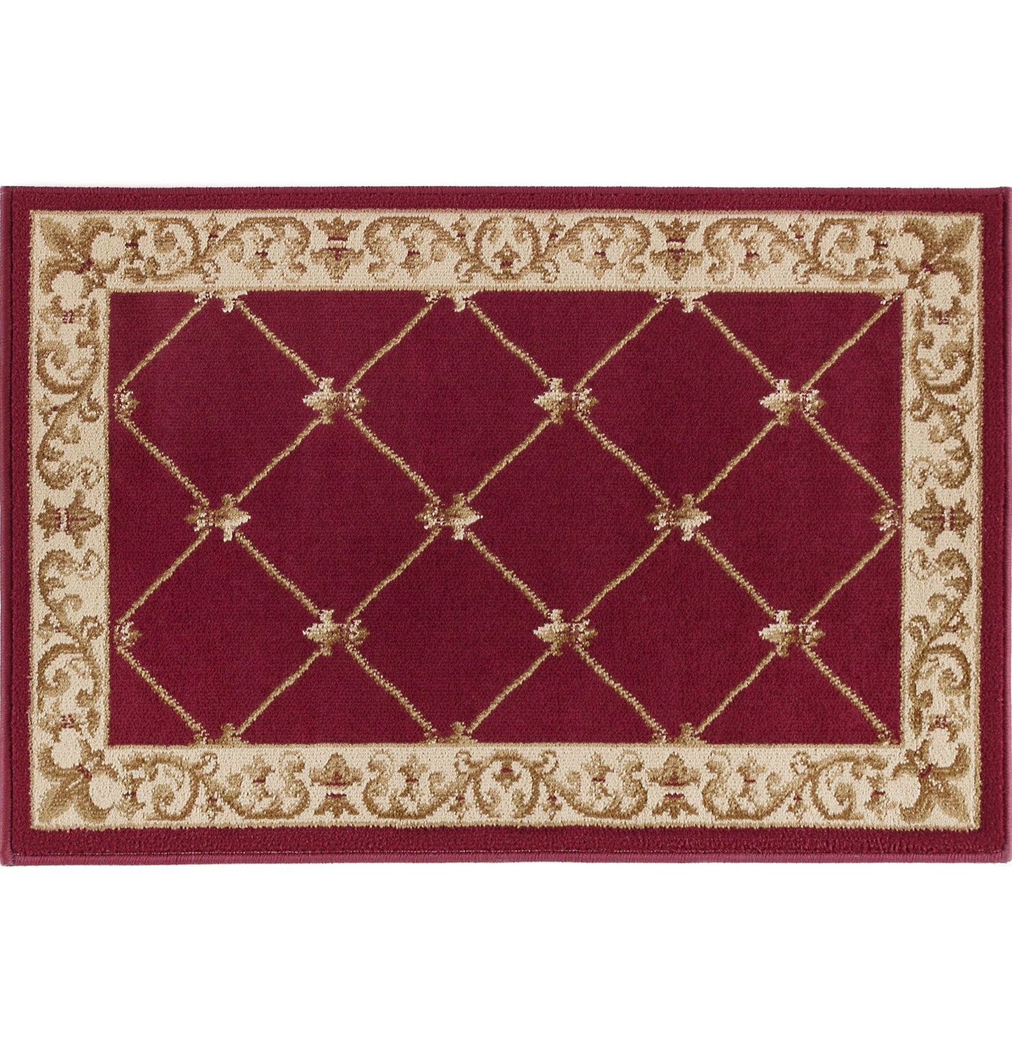 Tayse Border Area Rug SNS48-Orleans Traditional Cut Pile Indoor Polypropylene