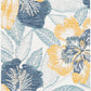 Tayse Floral Area Rug FLO14-Ramon Contemporary Flat Weave Indoor/Outdoor Polypropylene