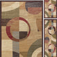 Tayse Geometric Area Rug ELG51-Kelsey Contemporary Cut Pile Indoor Polypropylene