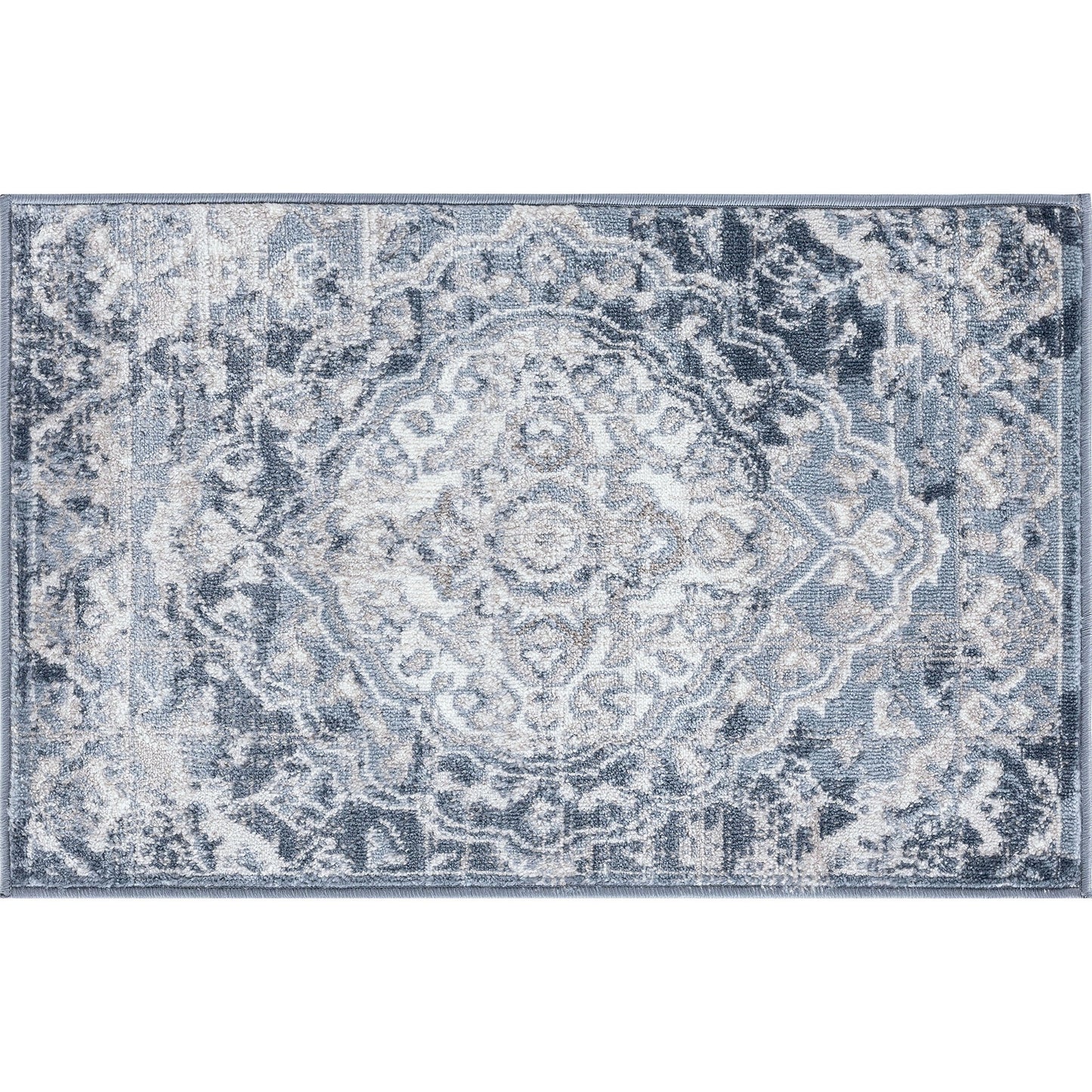 Tayse Medallion Area Rug NEX13-Harris Traditional Cut Pile Indoor Polypropylene