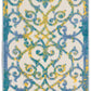 Nourison Home Aloha ALH21 Contemporary Trellis Indoor/Outdoor Area Rug