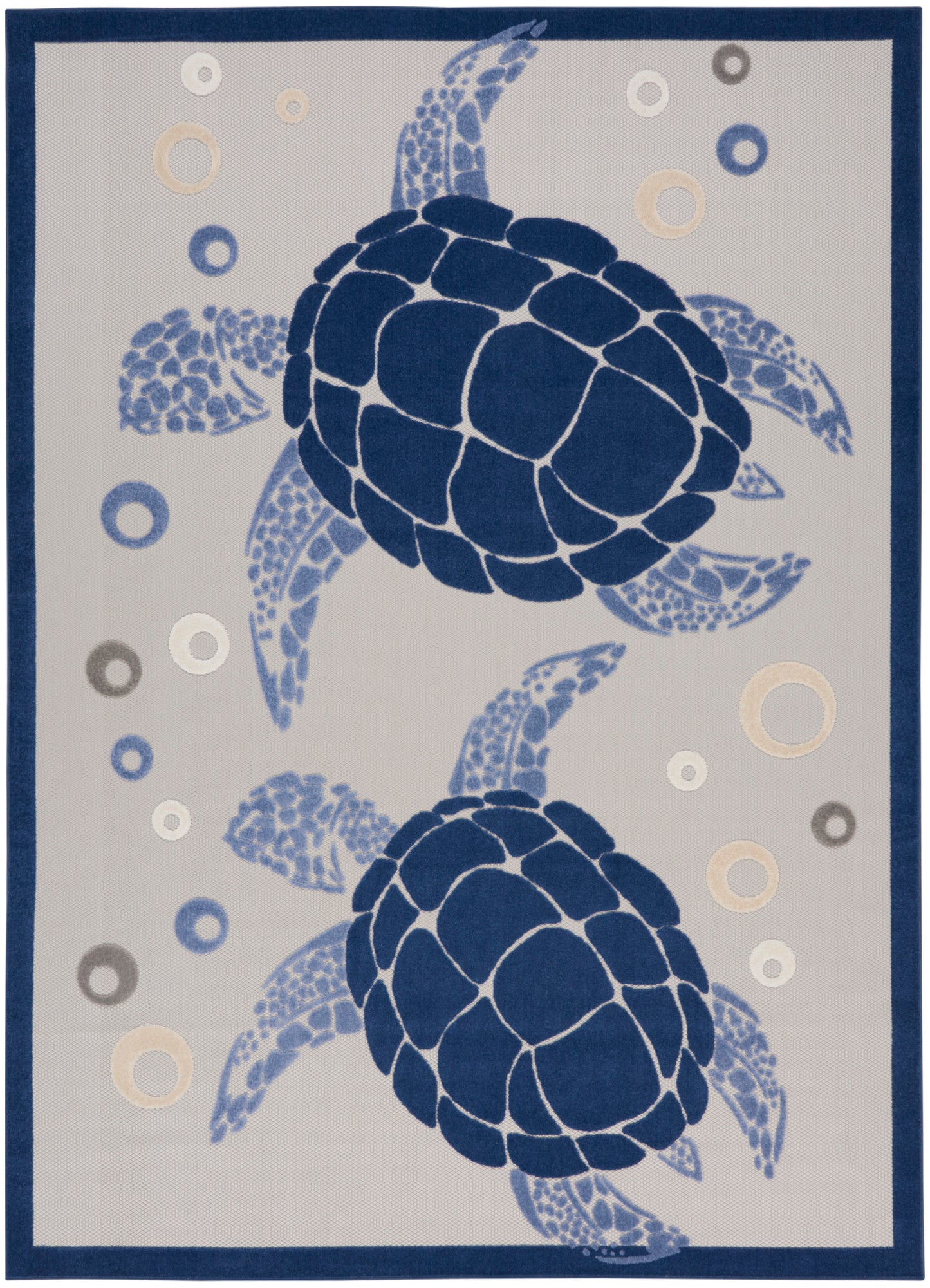 Nourison Home Aloha ALH27 Coastal, Nautical & Beach Animals Indoor/Outdoor Area Rug