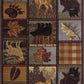 Tayse Lodge Area Rug NTR65-Colorblock Wildlife Novelty Cut Pile Indoor Polypropylene