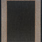 Tayse Striped Border Area Rug ECO11-Elgin Transitional Flat Weave Indoor/Outdoor Polypropylene