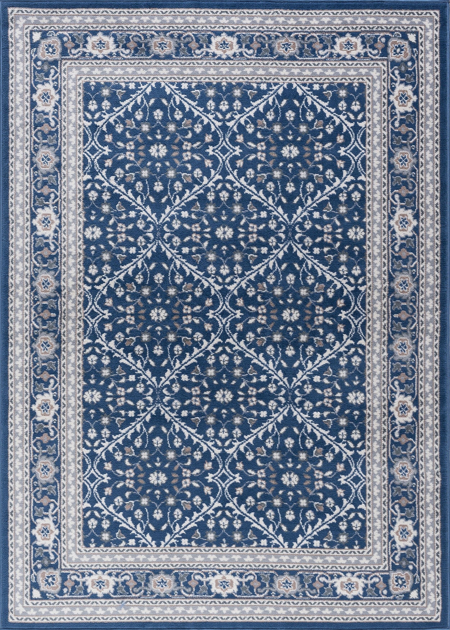 Tayse Oriental Area Rug MDN37-Beauregard Traditional Cut Pile Indoor Polypropylene