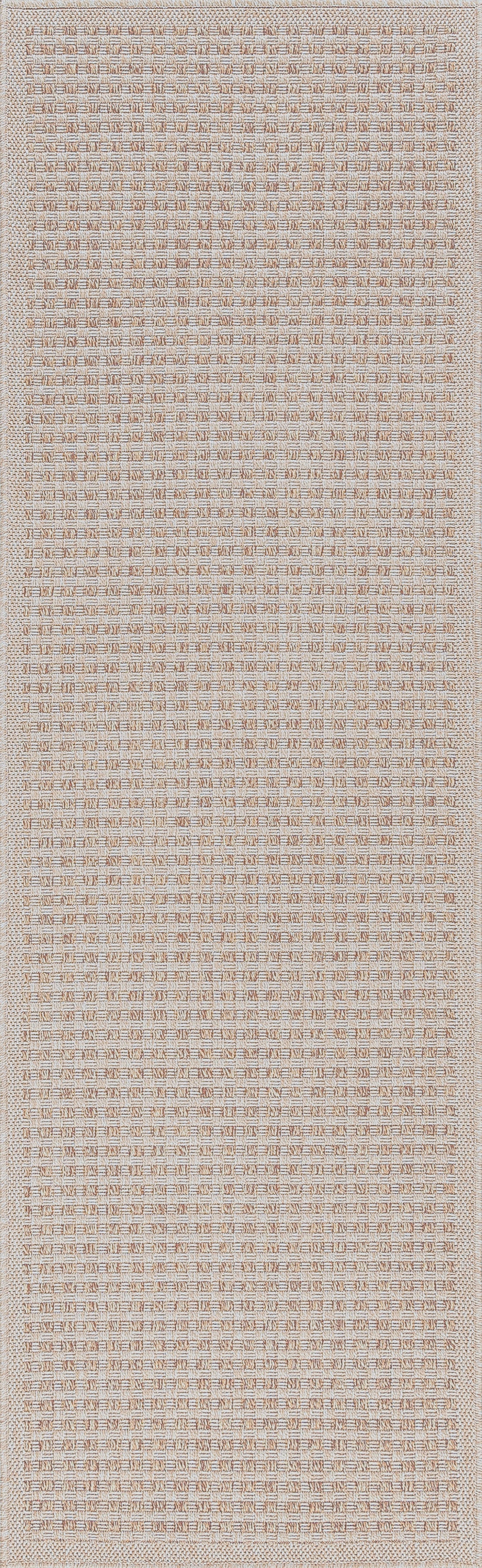 Tayse Basketweave Area Rug DEN10-Dickens Contemporary Flat Weave Indoor/Outdoor Polypropylene