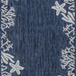 Tayse Coastal Area Rug ECO15-Biscayne Novelty Flat Weave Indoor/Outdoor Polypropylene