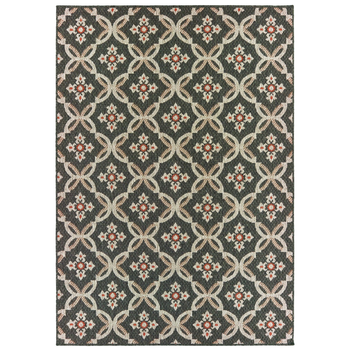 Oriental Weavers 8020K LATITUDE Outdoor Indoor/Outdoor Area Rug