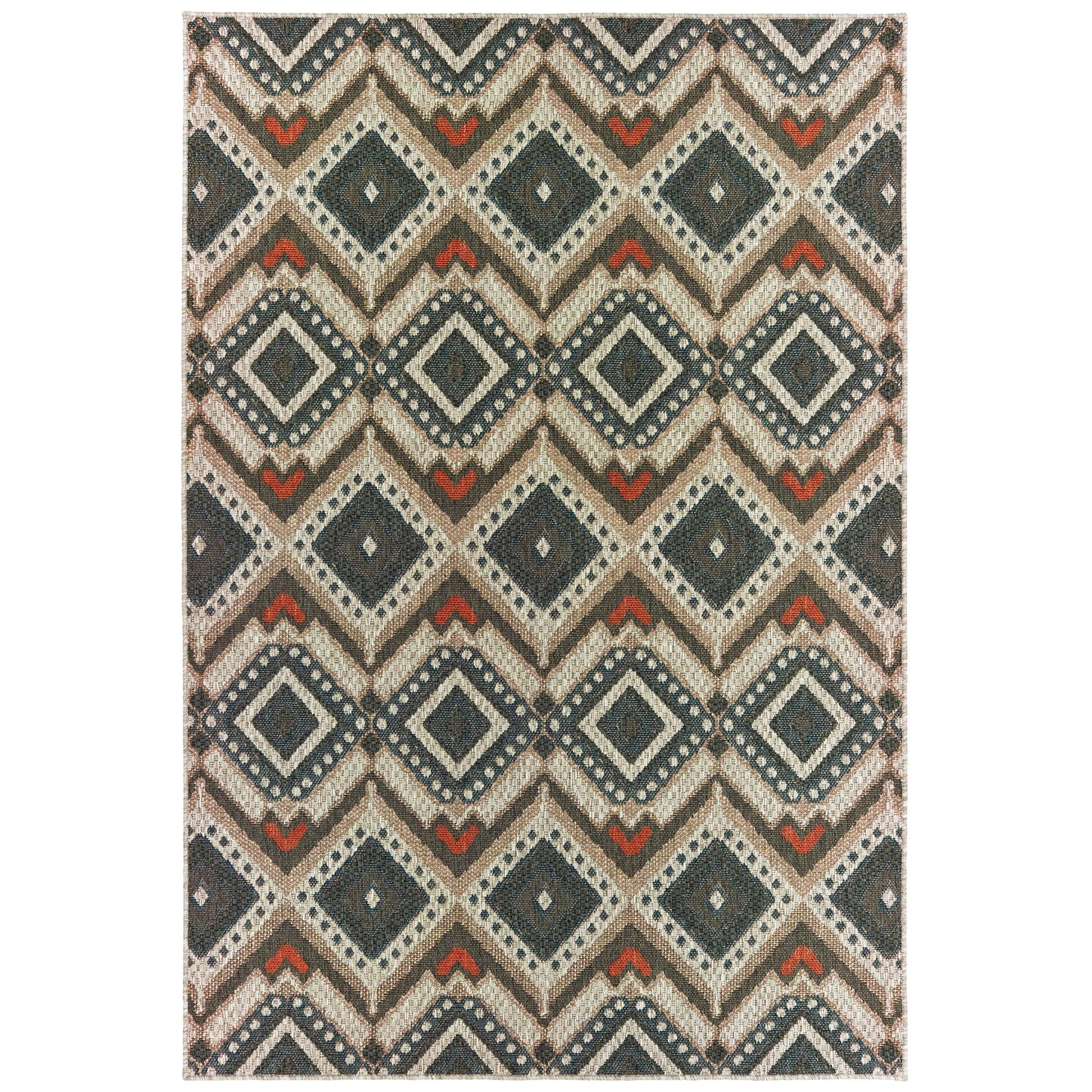 Oriental Weavers 8020K LATITUDE Outdoor Indoor/Outdoor Area Rug