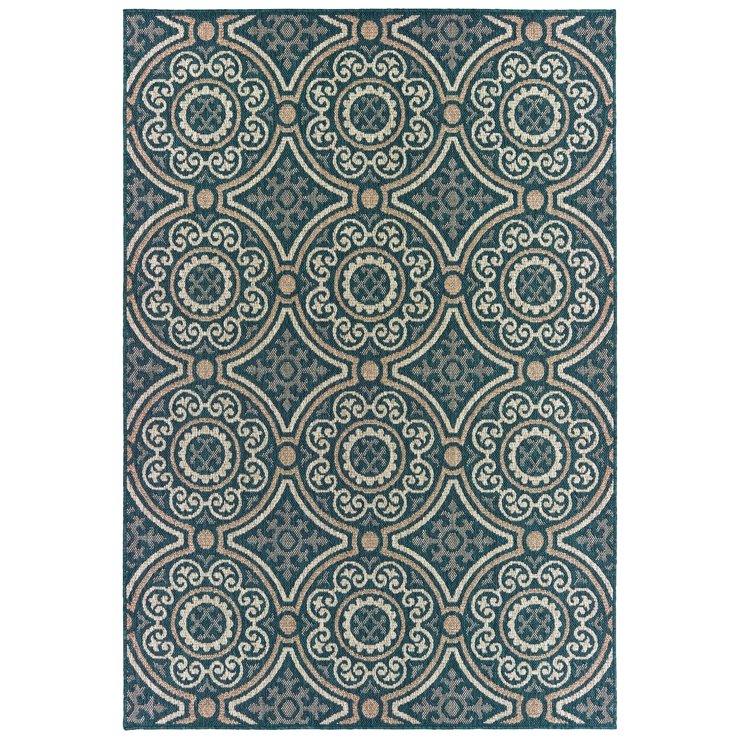 Oriental Weavers 8020K LATITUDE Outdoor Indoor/Outdoor Area Rug