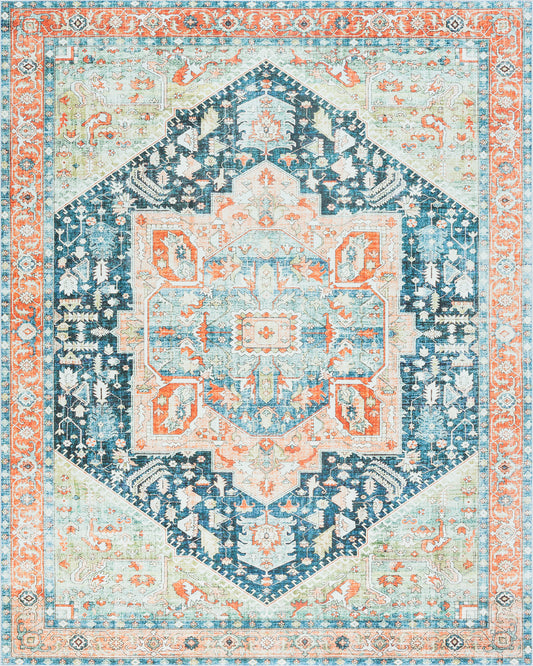 Tayse Persian Area Rug ETE11-Heaven Traditional Flat Weave Indoor Polyester