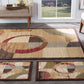 Tayse Geometric Area Rug ELG51-Kelsey Contemporary Cut Pile Indoor Polypropylene