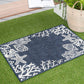 Tayse Coastal Area Rug ECO15-Biscayne Novelty Flat Weave Indoor/Outdoor Polypropylene