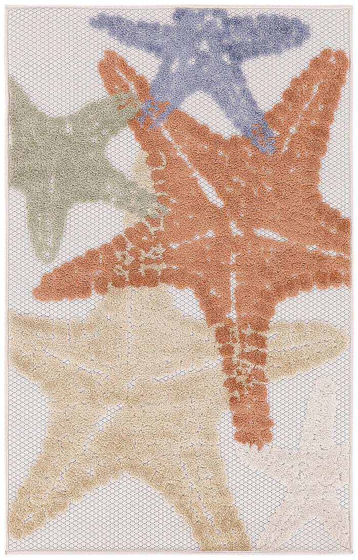 Aloha ALH28 Machine Made Synthetic Blend Indoor/Outdoor Area Rug By Nourison Home From Nourison Rugs