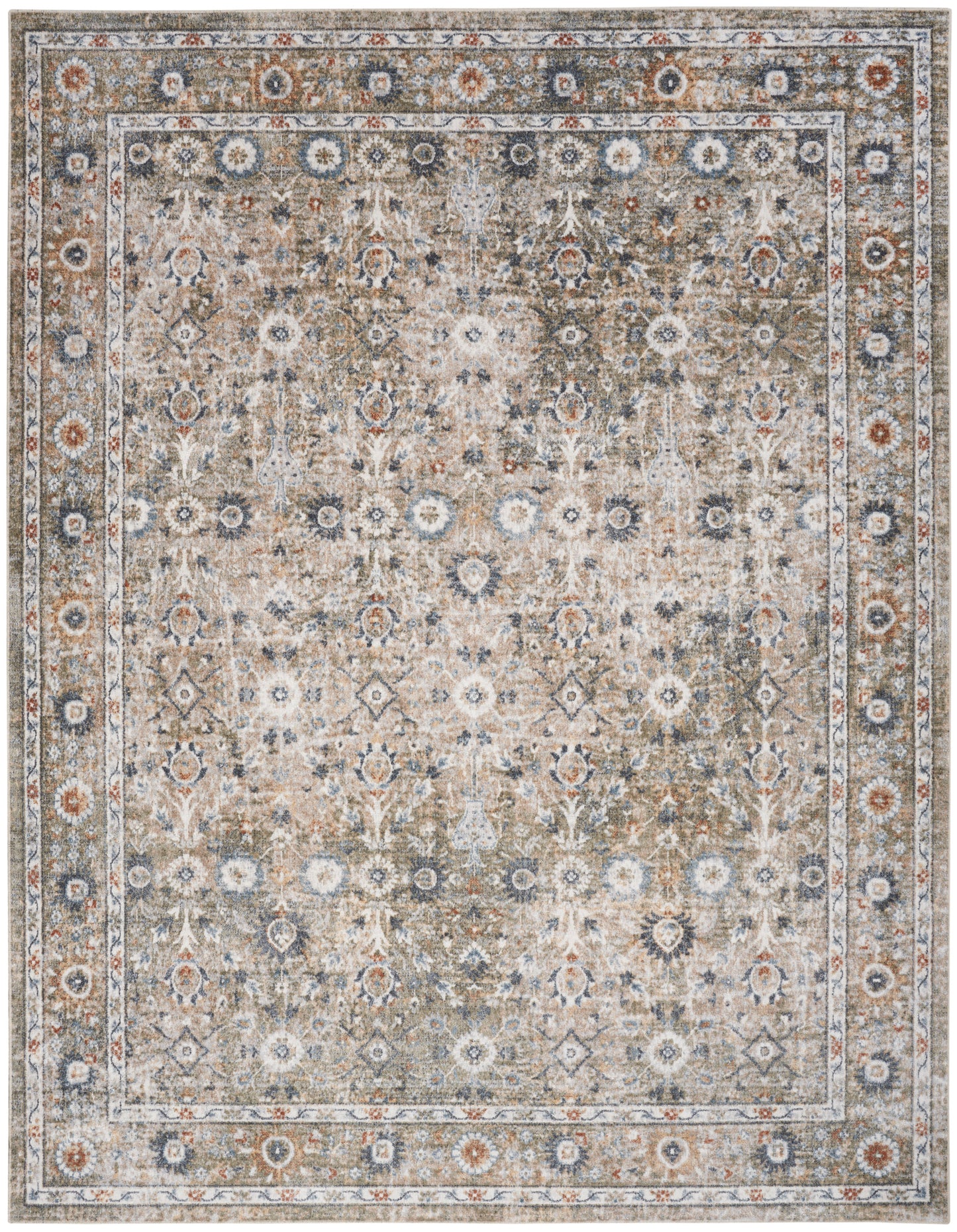 Nourison Home Astra Machine Washable ASW16 Vintage Persian Indoor Area Rug