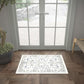 Tayse Floral Area Rug MDN46-Tessie Traditional Cut Pile Indoor Polypropylene