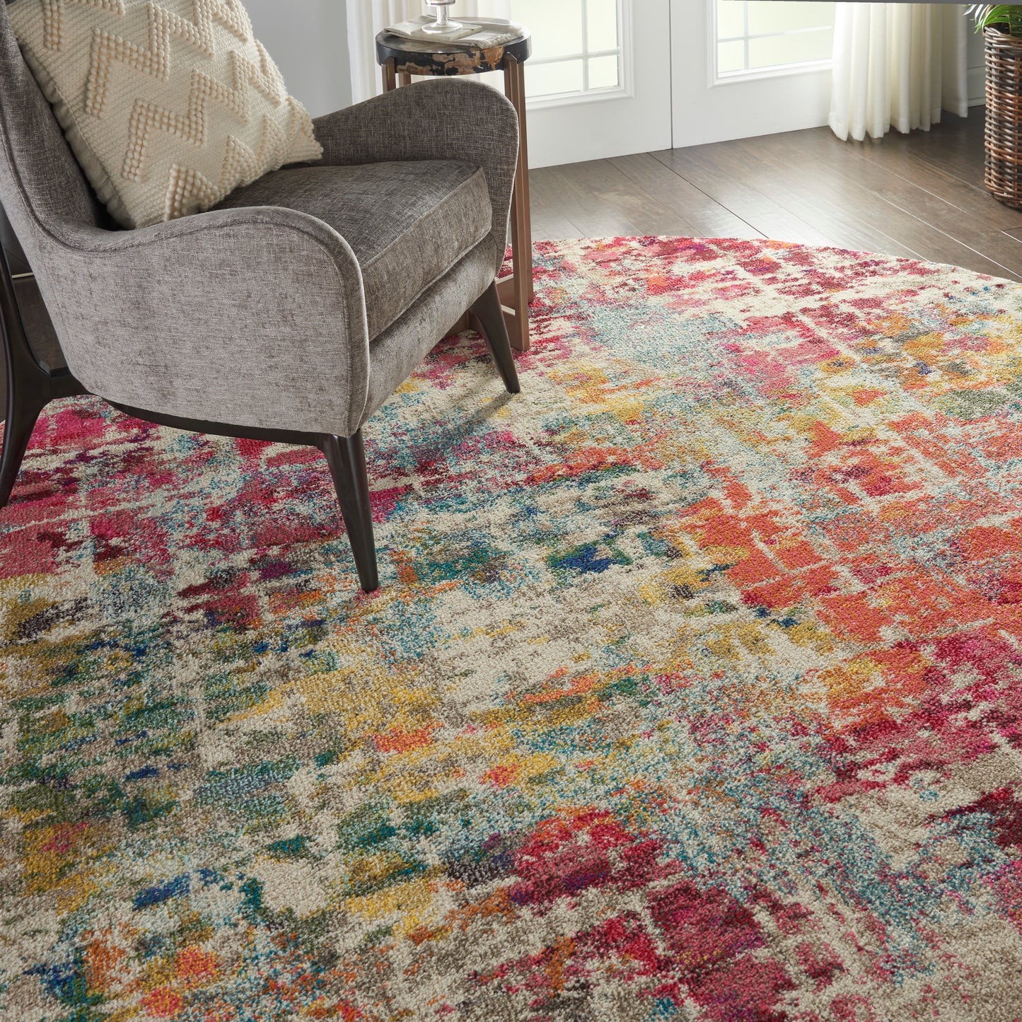 Celestial CES13 Machine Made Synthetic Blend Indoor Area Rug By Nourison Home From Nourison Rugs