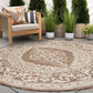 Tayse Floral Area Rug ECO16-Eamon Traditional Flat Weave Indoor/Outdoor Polypropylene