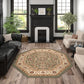 Tayse Border Area Rug SNS48-Ventura Traditional Cut Pile Indoor Polypropylene