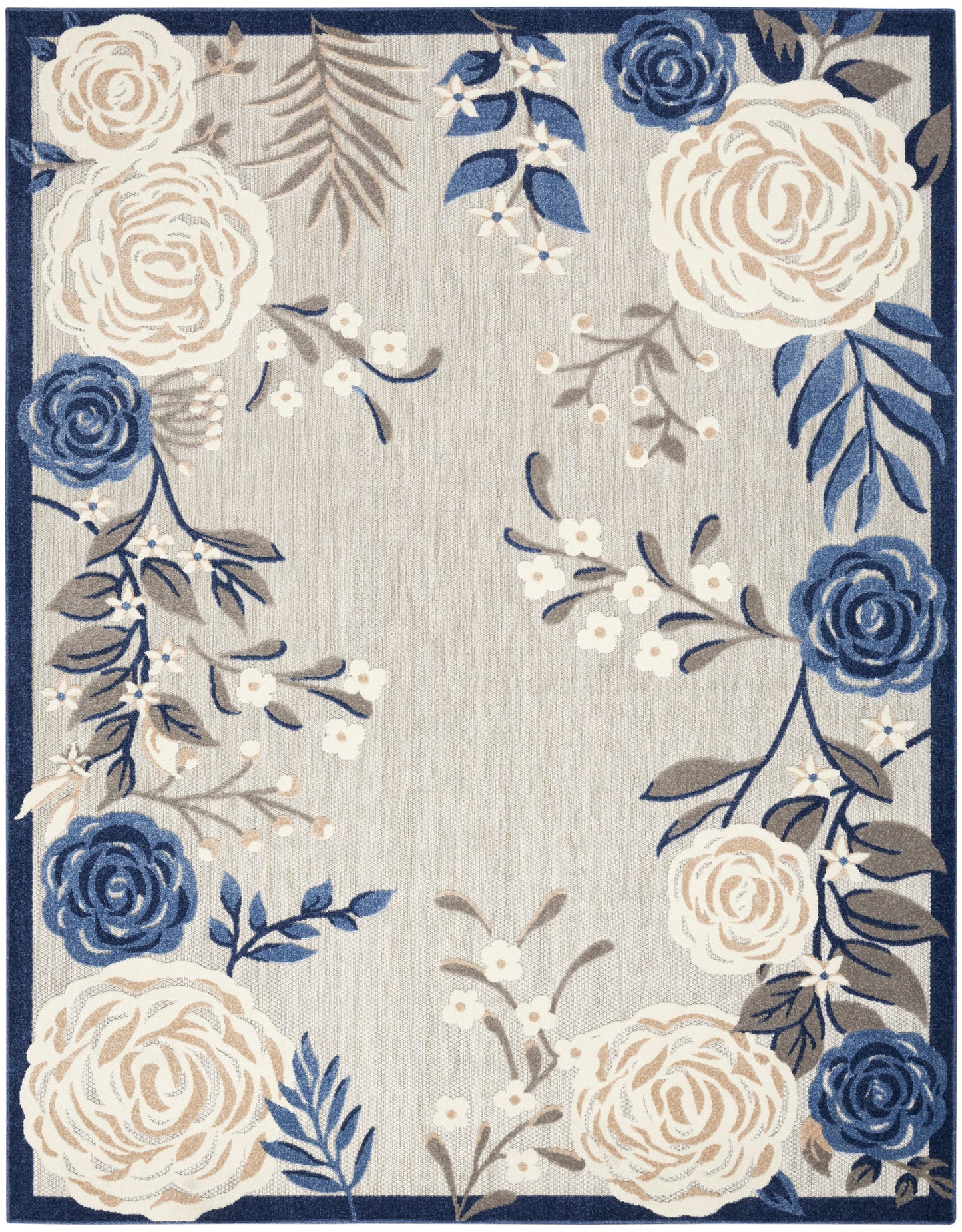 Aloha ALH32 Machine Made Synthetic Blend Indoor/Outdoor Area Rug By Nourison Home From Nourison Rugs