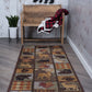 Tayse Lodge Area Rug NTR65-Colorblock Wildlife Novelty Cut Pile Indoor Polypropylene