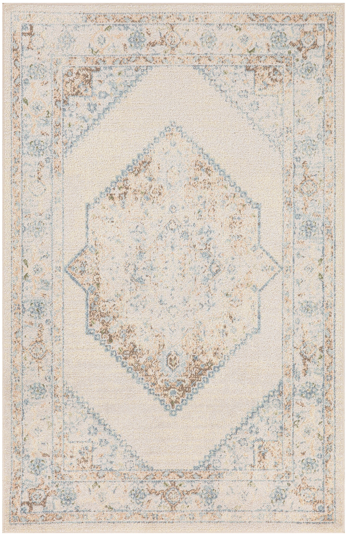 Nourison Home Astra Machine Washable ASW13 Vintage Persian Indoor Area Rug