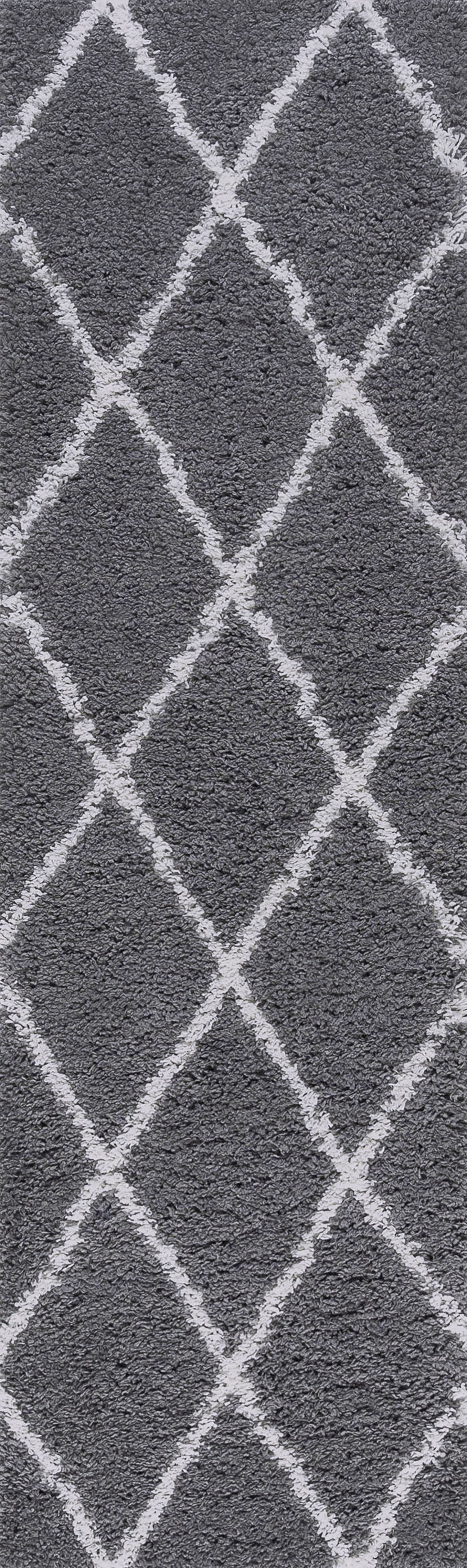 Tayse Diamond Area Rug JRS11-Mira Contemporary Cut Pile Indoor Polypropylene