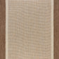 Tayse Solid Border Area Rug ECO12-Dania Transitional Flat Weave Indoor/Outdoor Polypropylene