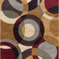 Tayse Geometric Area Rug FST87-Verona Contemporary Cut Pile Indoor Polypropylene