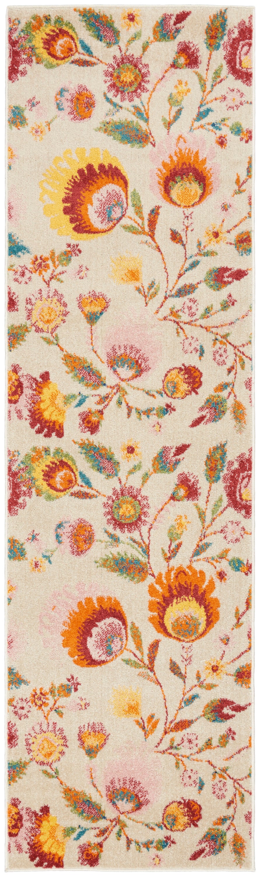 Nourison Home Allur ALR08 Farmhouse Floral Indoor Area Rug