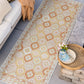 Tayse Geometric Area Rug FLO10-Matthew Contemporary Flat Weave Indoor/Outdoor Polypropylene