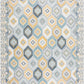 Tayse Geometric Area Rug FLO10-Matthew Contemporary Flat Weave Indoor/Outdoor Polypropylene