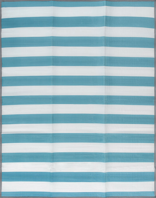 Tayse Stripes Area Rug LNA11-Simonson Contemporary Flat Weave Indoor/Outdoor Polypropylene