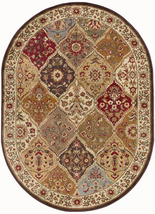 Tayse Abstract Area Rug ELG51-Cambridge Traditional Cut Pile Indoor Polypropylene