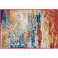 Tayse Abstract Area Rug DIA15-Flint Contemporary Cut Pile Indoor Polypropylene