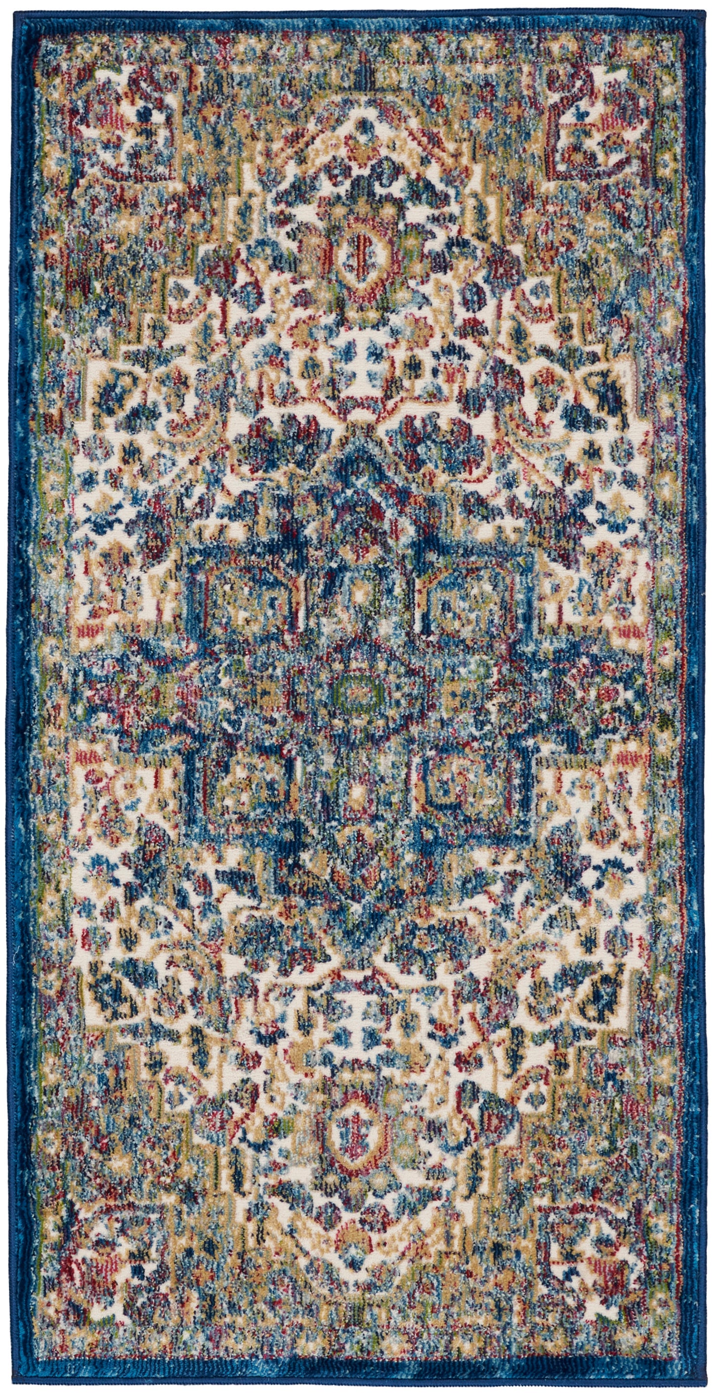 Ankara Global ANR15 Machine Made Synthetic Blend Indoor Area Rug By Nourison Home From Nourison Rugs