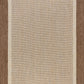 Tayse Solid Border Area Rug ECO12-Dania Transitional Flat Weave Indoor/Outdoor Polypropylene