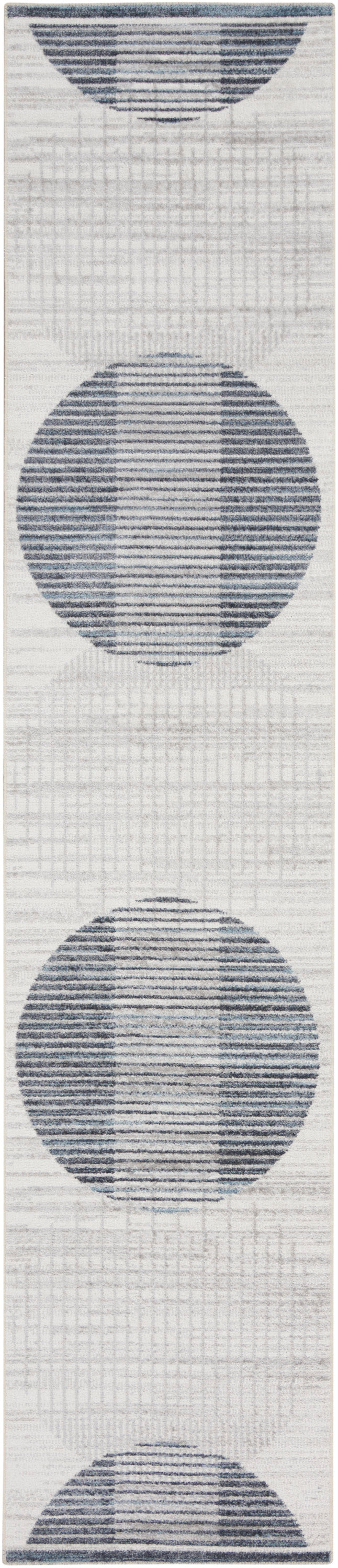 Nourison Home Astra Machine Washable ASW03 Mid-Century Modern Geometric Indoor Area Rug