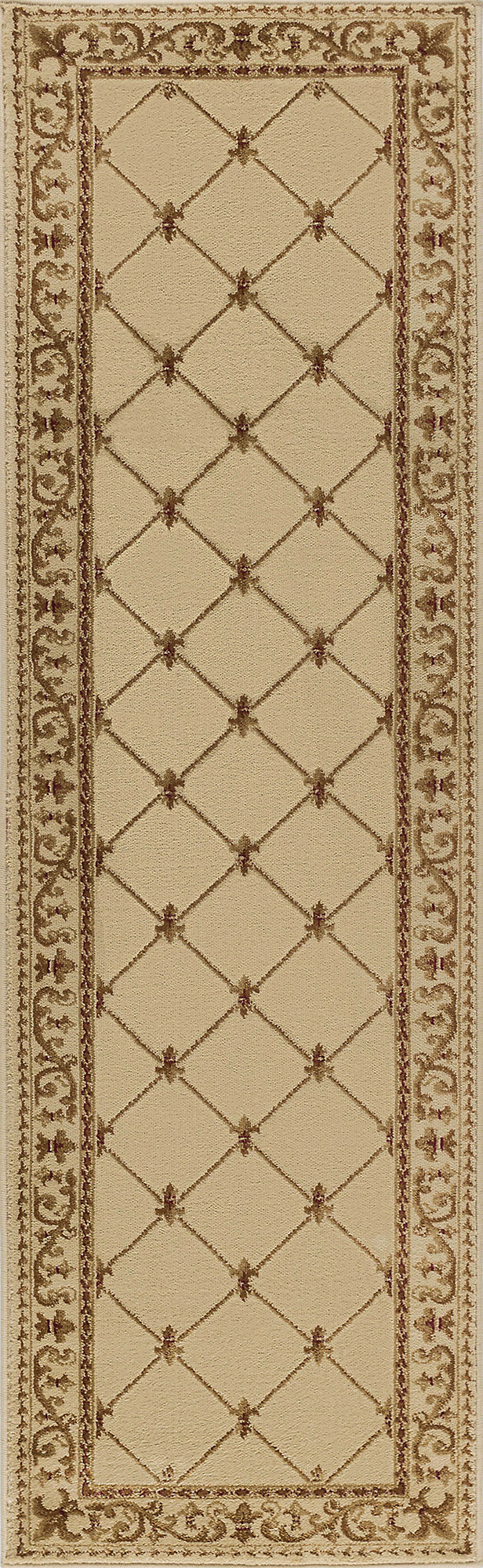 Tayse Border Area Rug SNS48-Orleans Traditional Cut Pile Indoor Polypropylene