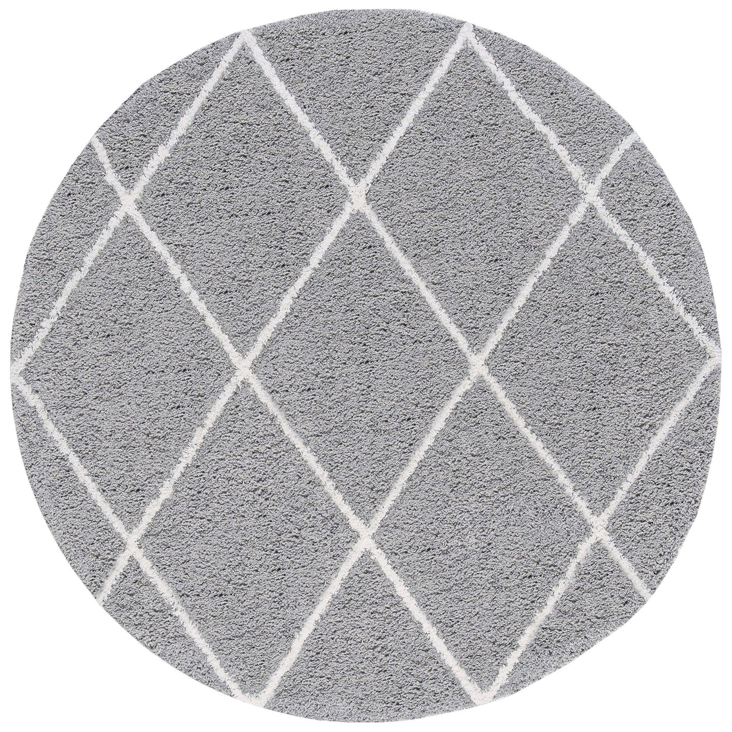 Tayse Diamond Area Rug JRS11-Mira Contemporary Cut Pile Indoor Polypropylene