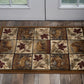 Tayse Lodge Area Rug NTR66-Portrait Wildlife Novelty Cut Pile Indoor Polypropylene